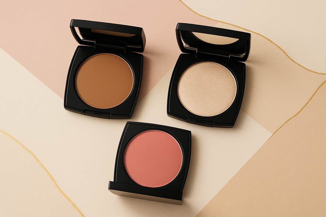 Bronzer, Highlighter & Rouge