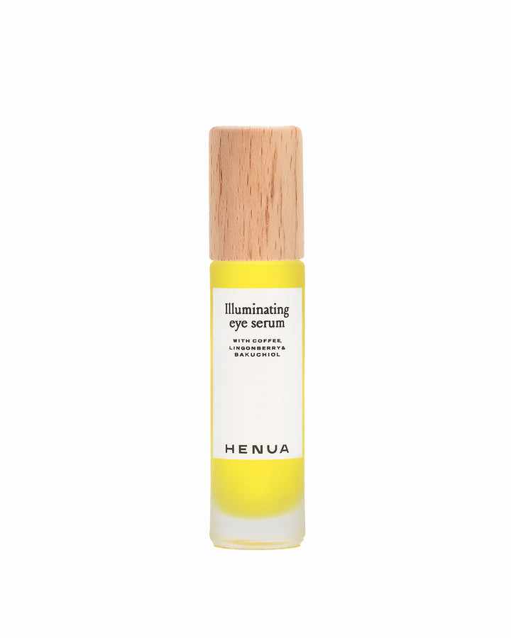 HENUA ILLUMINATING EYE SERUM – COFFEE, BAKUCHIOL & LINGONBERRY