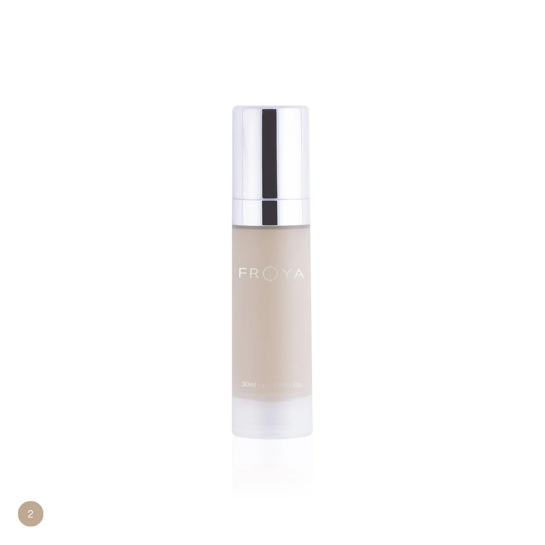 Frøya Photo Finish Moisture Foundation – glød, fukt og jevn dekkevne