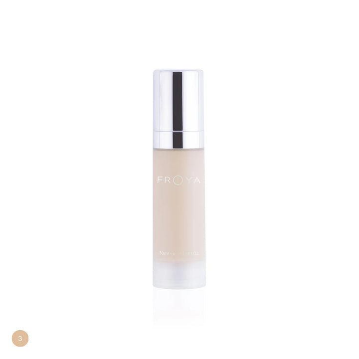 Frøya Photo Finish Moisture Foundation – glød, fukt og jevn dekkevne