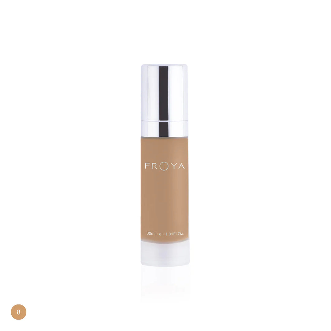 Frøya Photo Finish Moisture Foundation – glød, fukt og jevn dekkevne