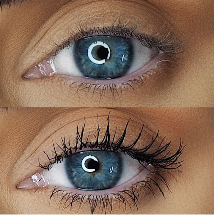 Coal Serum Mascara, vipper før og etter